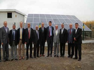 Köyün su ihtiyacı güneş enerjisiyle karşılandı