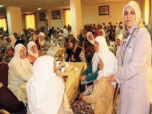 Hacda kadınlara 24 saat kesintisiz hizmet