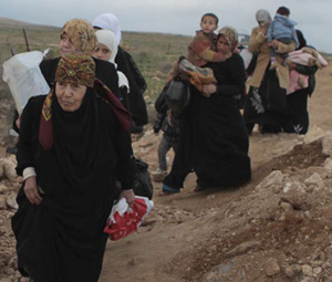 Savaşların en büyük mağduru kadın ve çocuklar
