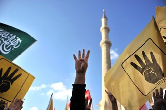 Fatih'te Mısır Halkına Destek eylemi