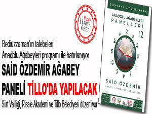 Said Özdemir ağabey paneli Tillo'da