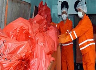 9 ayda imha edilen tıbbi atık miktarı