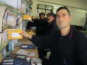 Erzurum PTT, Günlük 22 Bin Mektup Dağıtıyor
