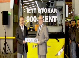 Otokar İETT'nin 900. aracını üretti