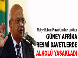 Güney Afrika, resmi davetlerde alkolü yasakladı