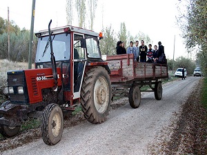 Römorkta 6 saat taşımalı eğitim