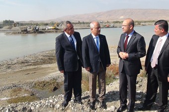 Bakan Şimşek, Batman Çayı Islah Projesi çalışmalarını inceledi