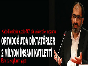 Ortadoğu'da diktatörler 2 milyon insanı katletti