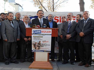 Kayseri, Suriye halkı için seferber oldu