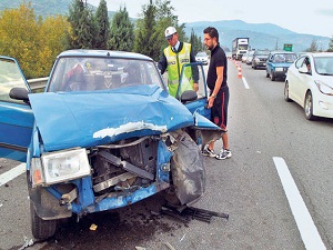 Trafik kazalarında ölümler azaldı