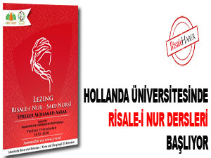 Hollanda Üniversitesinde Risale-i Nur dersleri başlıyor