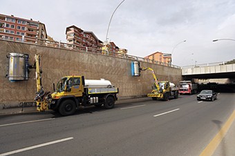 Başkentte altgeçitlere kış bakımı
