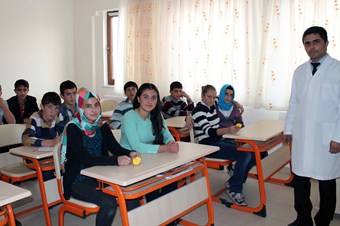 Okuma salonu dualarla hizmete açıldı