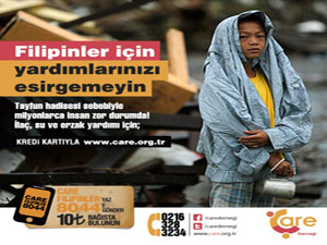 Çare’den Filipinler için acil yardım çağrısı!