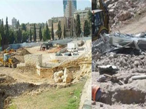 Radikal Yahudiler Müslüman mezarlarına saldırdı!