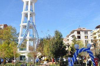 Su deposu saat kulesi açıldı