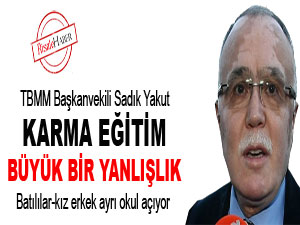 Karma eğitim büyük bir yanlışlık