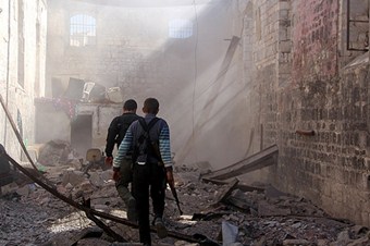 Esed Halep'i varil bombasıyla vurdu