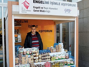 İş sahibi engelliler, artık aile geçindiriyor