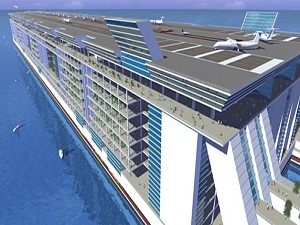 'Yüzen şehir' gemisinin tanıtımı yapıldı