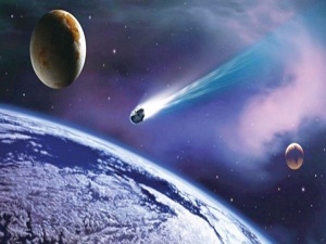 Kuyrukluyıldız güneşe selam veriyor