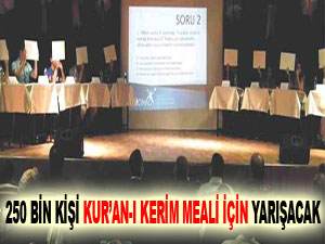 250 bin kişi Kur’an-ı Kerim meali için yarışacak