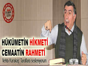 Hükûmetin hikmeti-Cemaatin rahmeti
