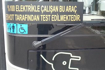 İzmir elektrikli otobüsle tanıştı