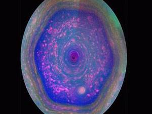 Hava akımının altıgen görüntüsü