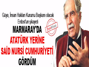 Marmaray'da Atatürk yerine Said Nursi cumhuriyeti gördüm