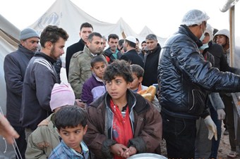 Viranşehir'deki çadırkente sığınmacılar kabul ediliyor