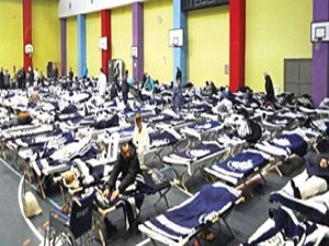 Barınma merkezinde aile sıcaklığı buldular