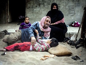 Elektriksiz Gazze'yi soğuk vurdu