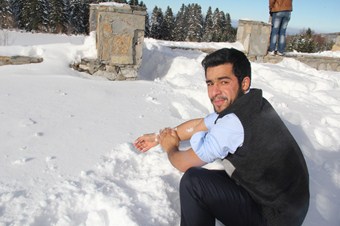 Uludağ’daki cami sıcak suya kavuştu