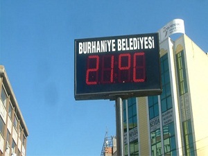 Bu ilde termometreler 21 dereceyi gösterdi