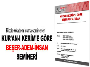 Kur'an-ı Kerim'e göre Beşer-Adem-İnsan