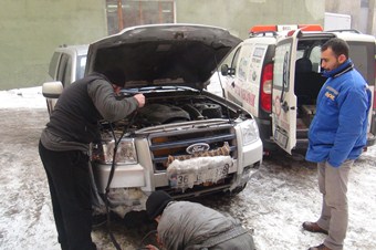 Ağrı eksi 23'ü gördü, araçlar çalışamaz duruma geldi