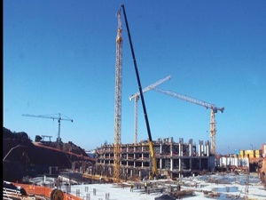 4. minare yükseliyor