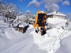 Ağrı'da sıcaklık sıfırın altında