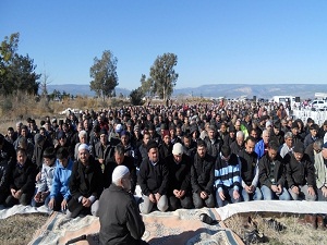 Silifkeli çiftçiler yağmur duasına çıktı