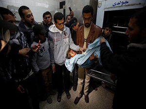 İsrail bombası 3 yaşındaki bebeği vurdu