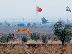 Suriye sınırına hendek kazılıyor