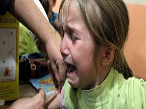 Suriyeli 800 çocuğa aşı yapıldı