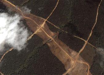 Uzaydan 3. köprü güzergahı