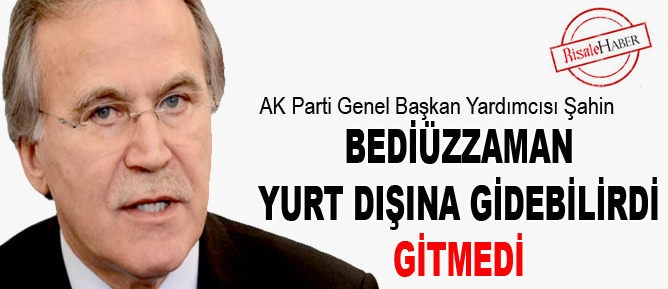 Bediüzzaman yurt dışına gidebilirdi, gitmedi