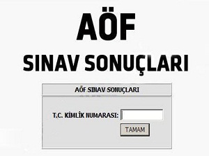 AÖF sınav sonuçları ne zaman açıklanacak?