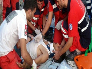 UMKE, bir felaketten direğine koştu