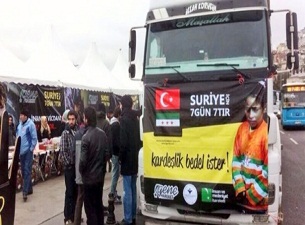 'Suriye için' ilk TIR yolda