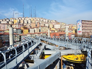 İlk toplu taşıma teleferiği martta hizmette