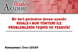 Risale-i Nur yöntemi ile problemlerin teşhis ve tedavisi